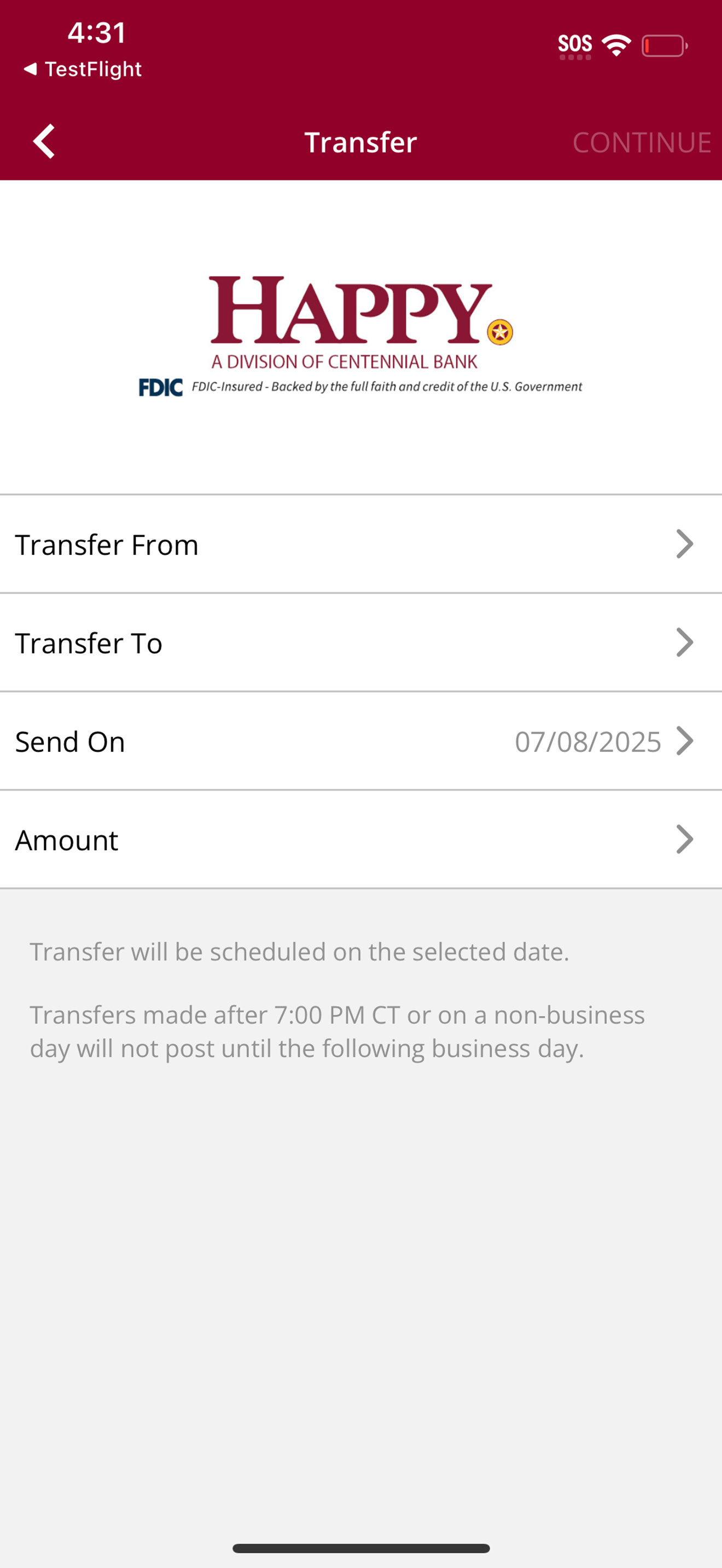 Happy State Bank Mobile Bank screenshot 3