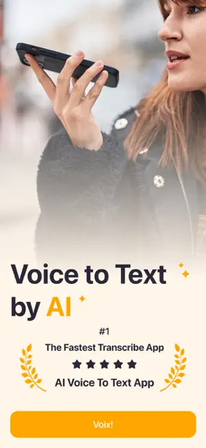 Voix: Record & AI Transcribe screenshot 1