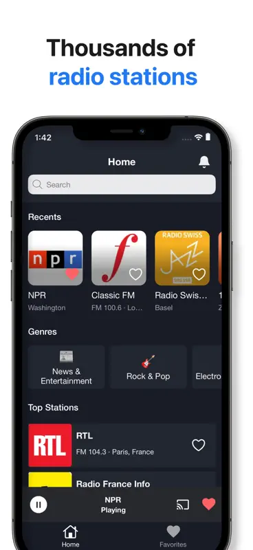 Radio UK - Live FM Stationsㅤ screenshot 3 of 5