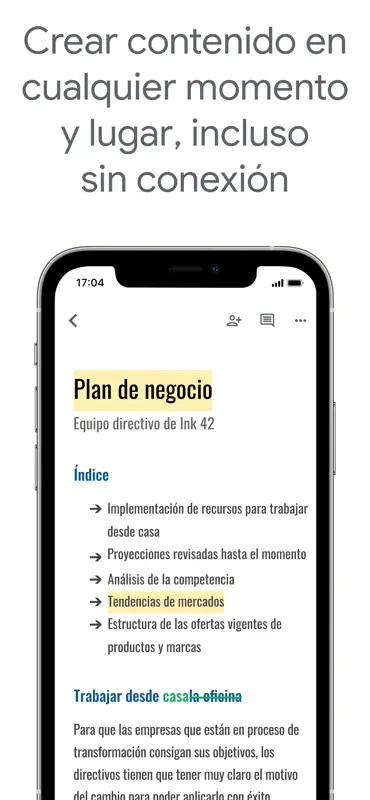 Documentos de Google screenshot 1 of 4