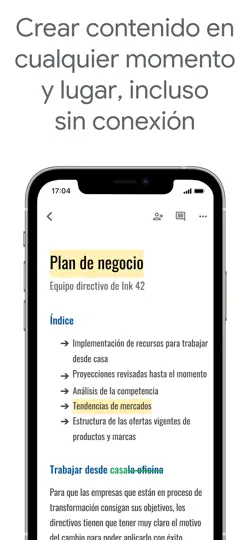 Captura de pantalla de Documentos De Google en iPhone 1