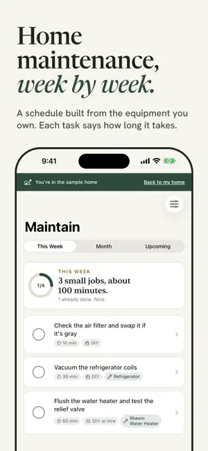 Homelore: Home Maintenance screenshot 1