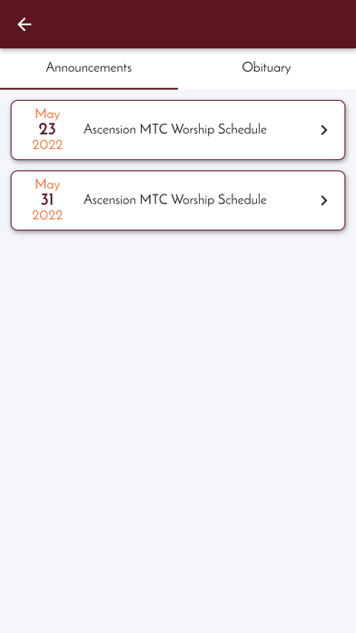 Ascension MTC Philadelphia Screenshot
