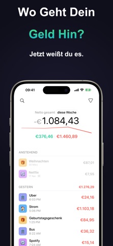 Spendi: Ausgaben Tracker screenshot 1
