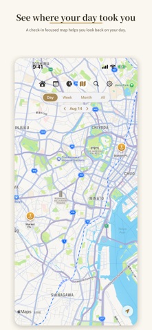 Shirushi: Notes & Places iPhone screenshot