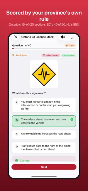Canadian Driving Test Prep screenshot 4