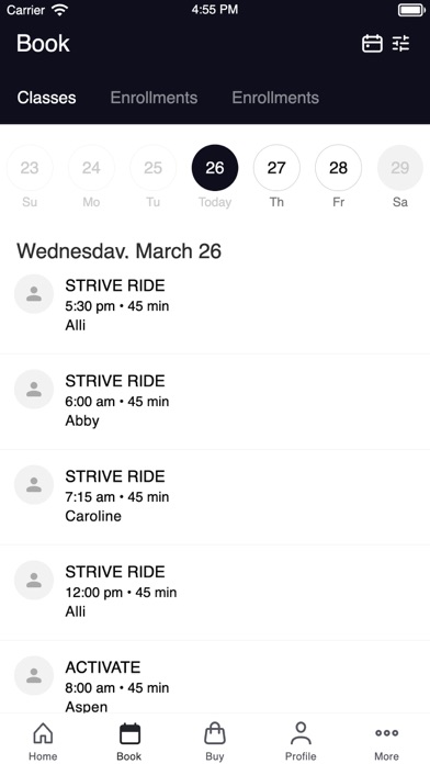 Screenshot 2 of Strive Indoor Cycling App