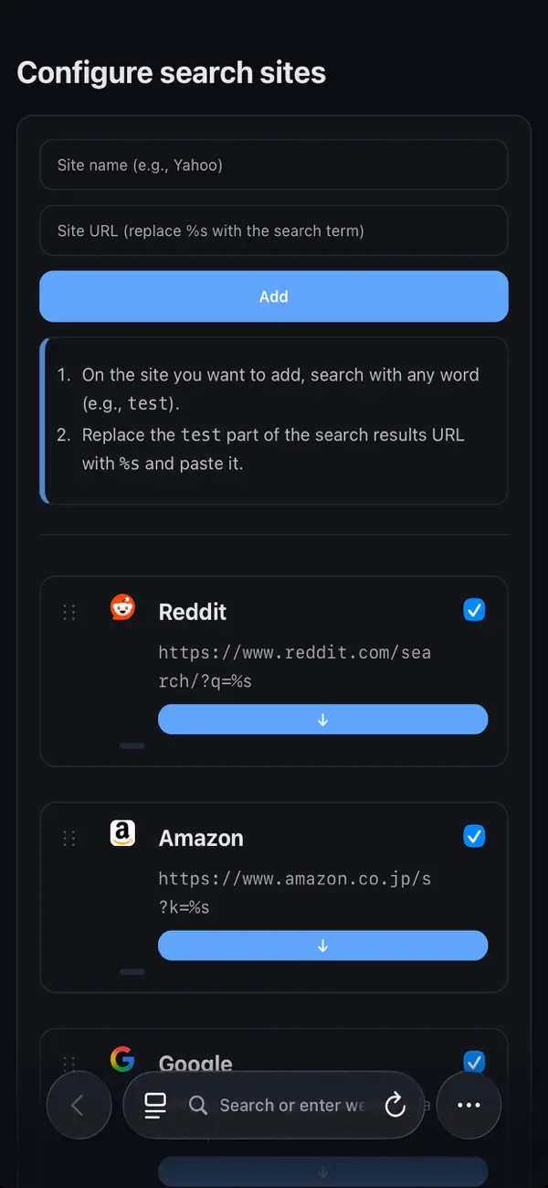 #2. QuickSearchExt (iOS) Ved: Hiroshi Kojima
