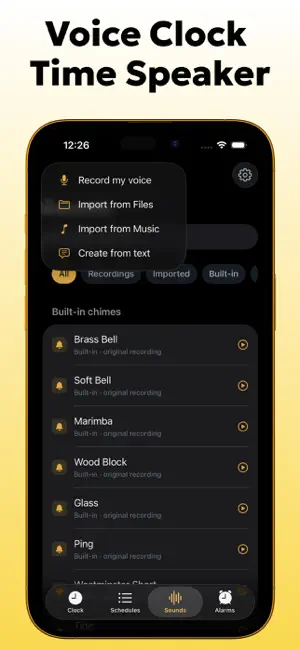 Voice Clock: Talking Clock screenshot 2