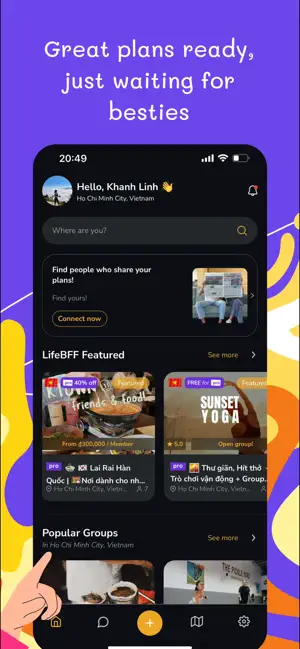 LifeBFF: Plan IRL Group Events screenshot 2