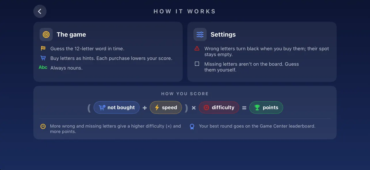 Screenshot #3 pour Twelve Letters: Word Puzzle