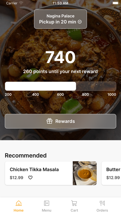 Nagina Palace To Go iPhone screenshot 1 - Food & Drink app