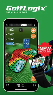 golflogix golf gps app + watch iphone screenshot 1