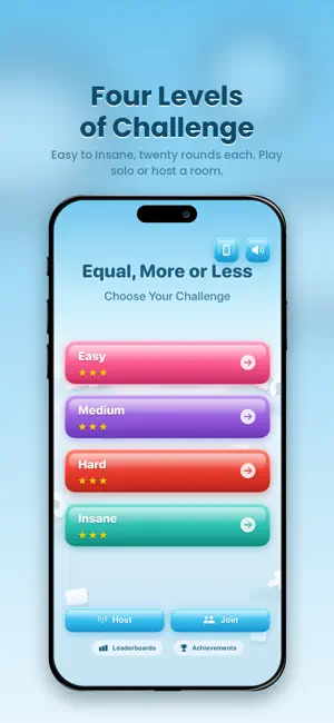 Equal, More, or Less screenshot 1