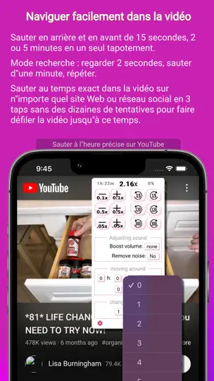 Capture d'écran de ClipGlider-video Speed Control sur iPhone 5