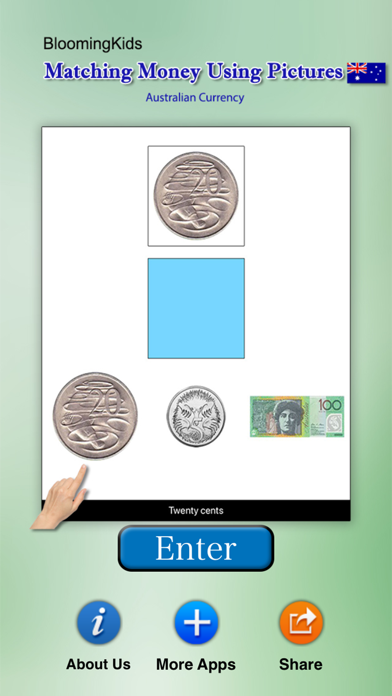 Screenshot #1 pour Matching Money Using Pics(AUD)