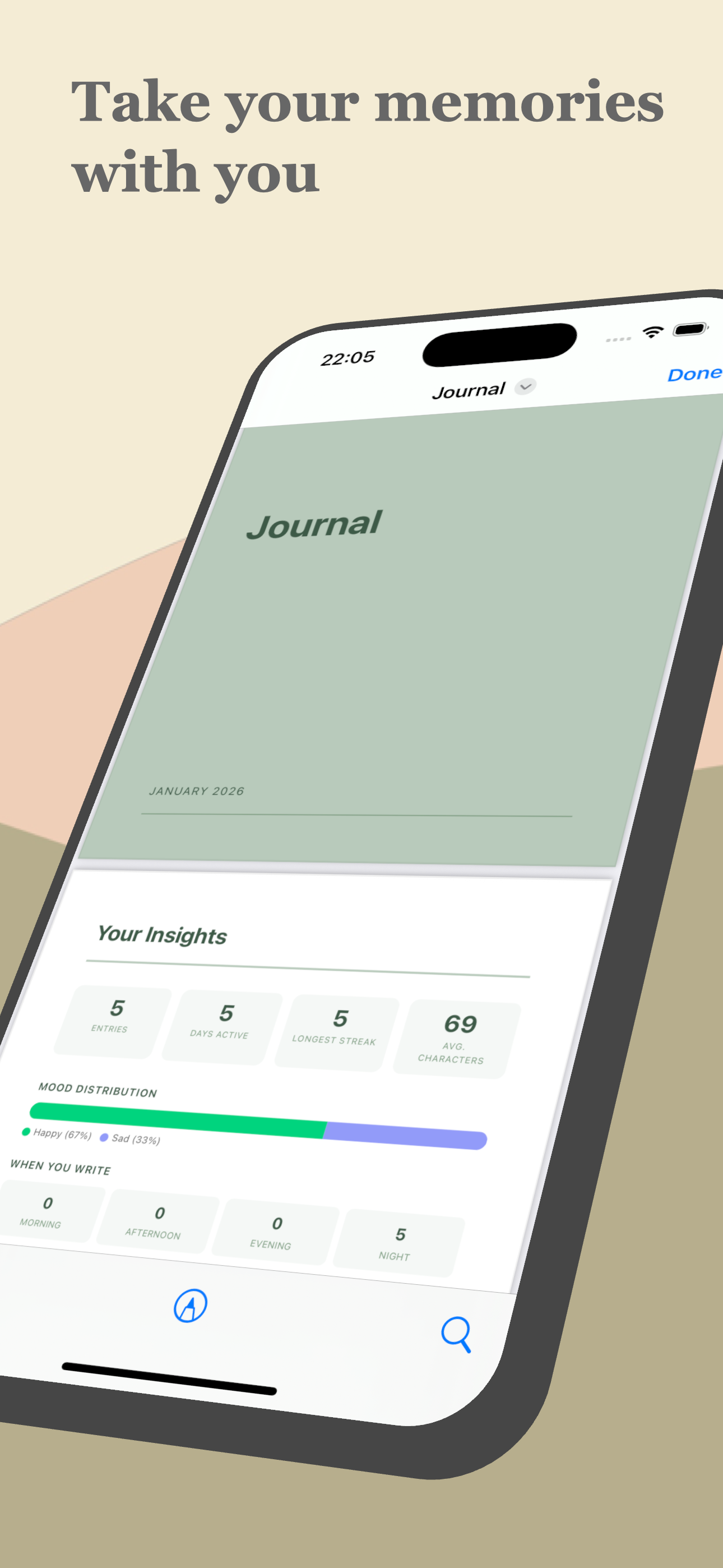Glimpse Micro Journal screenshot 5