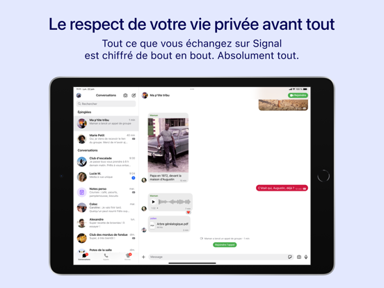 Screenshot #4 pour Signal - Messagerie privée