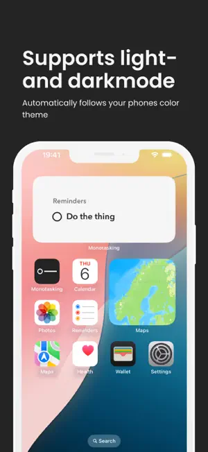 Monotasking: reminders widget screenshot 2
