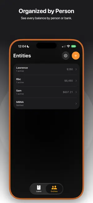 Loantrack screenshot 2