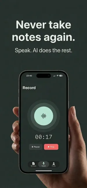 Notia: Voice AI Note Taker screenshot 1