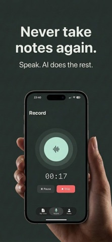 Notia: Voice AI Note Taker Screenshot 1 of 6