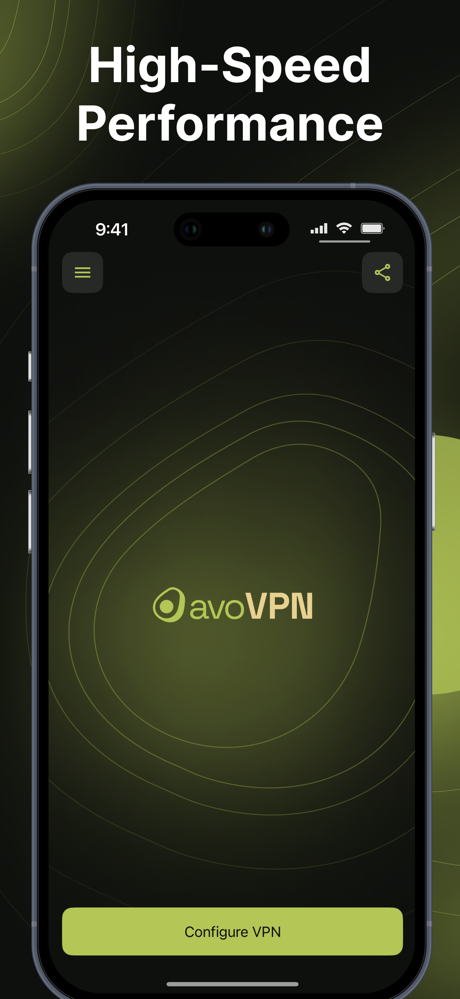 avoVPN screenshot 1