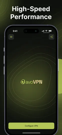 Screenshot von AvoVPN auf dem iPhone 1