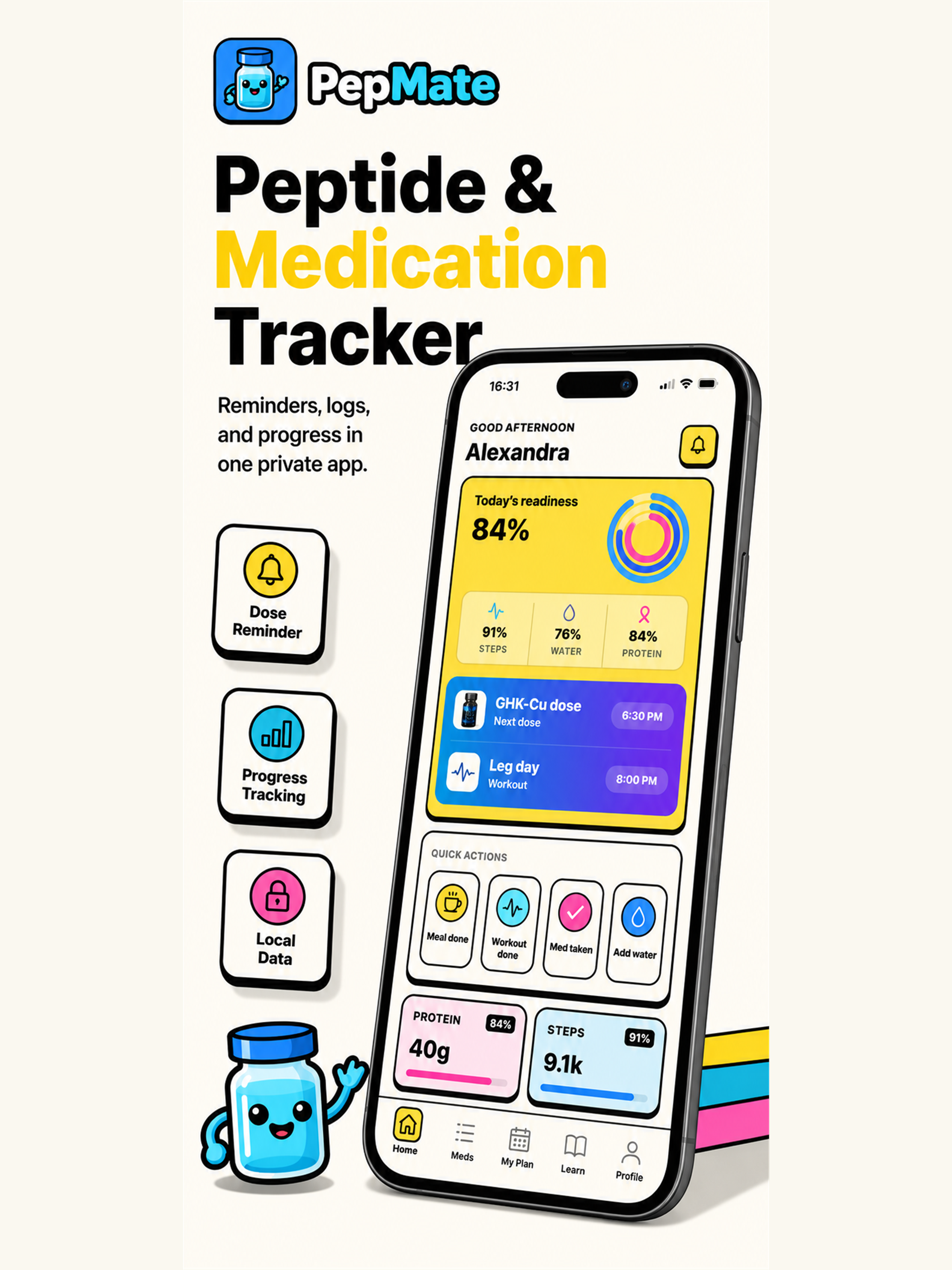 PepMate: Peptide & Med Tracker screenshot 5