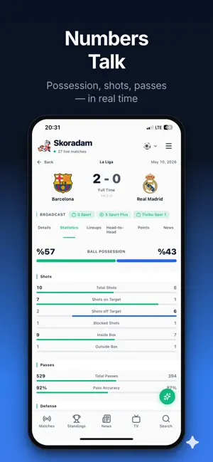 Skoradam Canlı Sonuçlar screenshot 4
