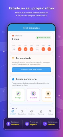 Etec Simulados Vestibulinho Screenshot 2 of 7