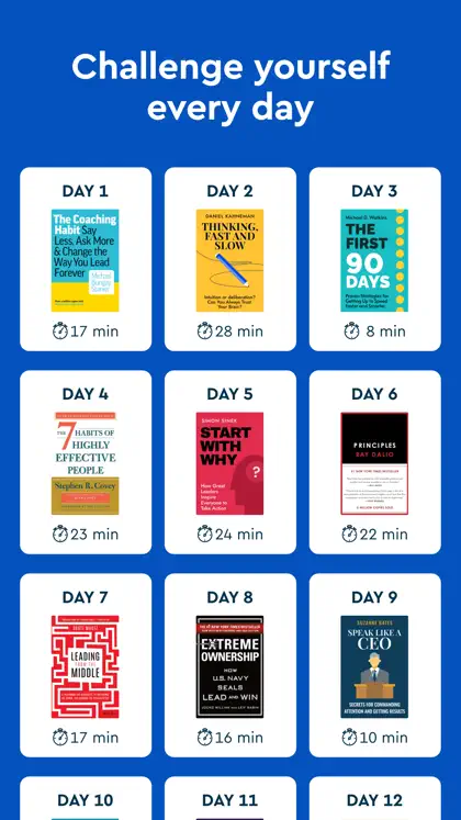 Captura 3 de 6 de Blinkist: Book Summaries Daily