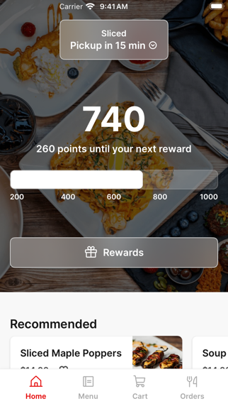 Sliced To Go app screenshot