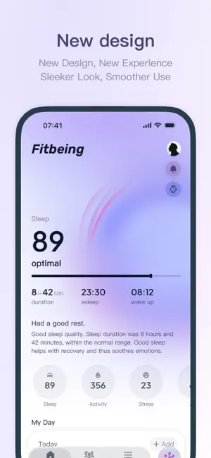Fitbeing iPhone screenshot 1