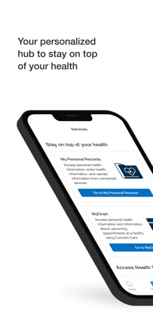 MyHealth Alberta iPhone screenshot 1