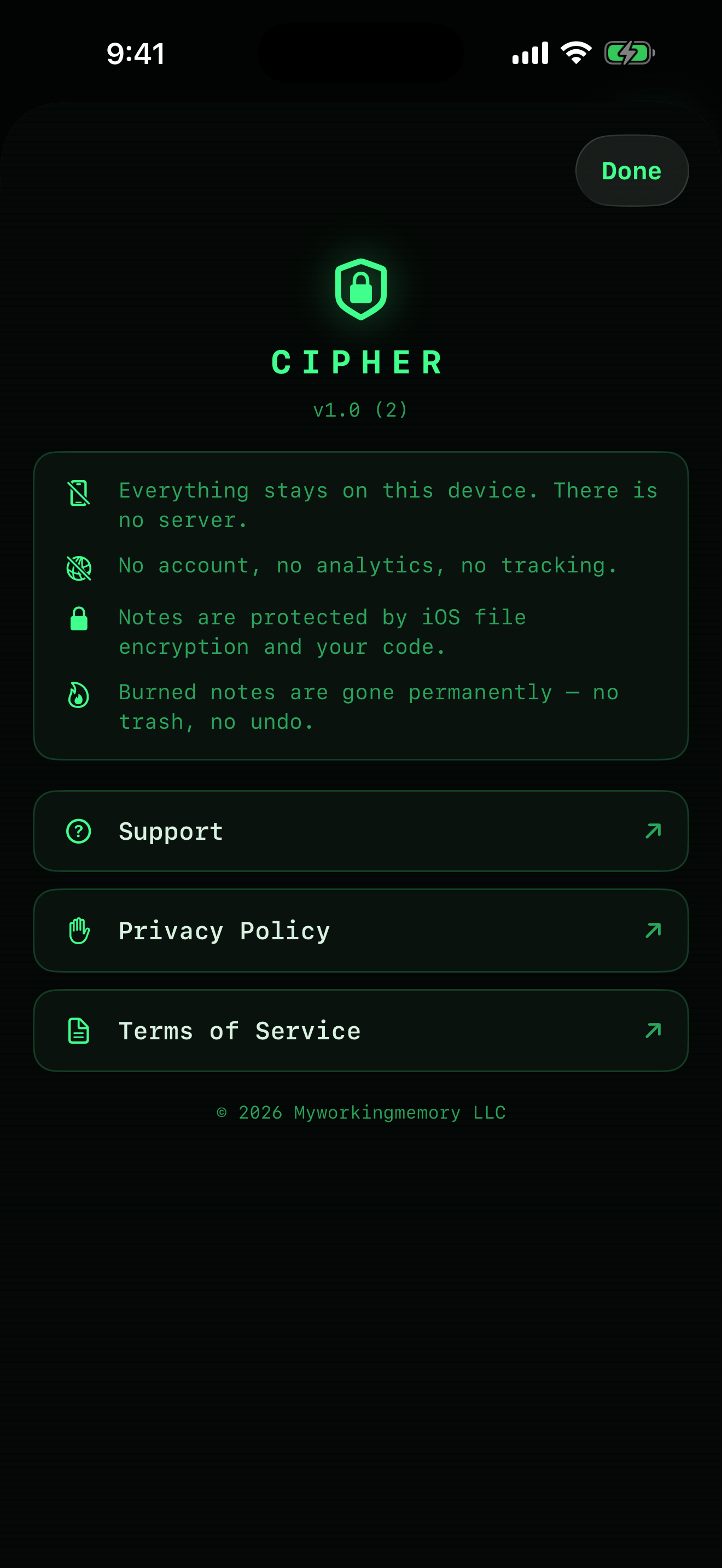 Cipher: Secret Private Notes screenshot 6