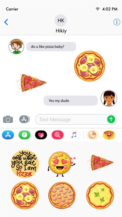 Loving Hot Pizza Stickers screenshot-3
