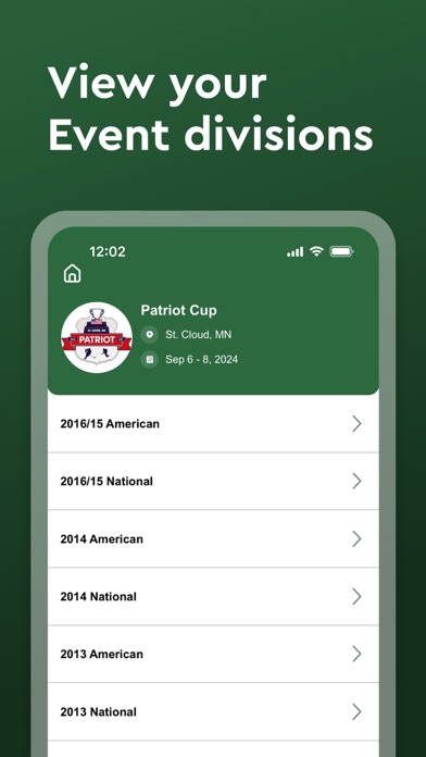Northland Hockey Events Screenshot