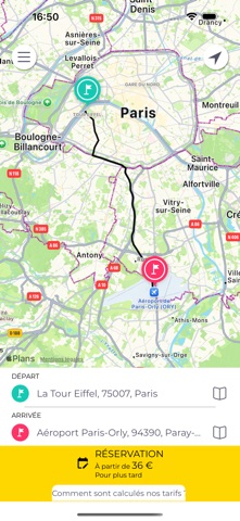 Vendée VTC screenshot