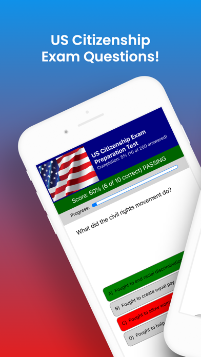 US Citizenship Exam Screenshot