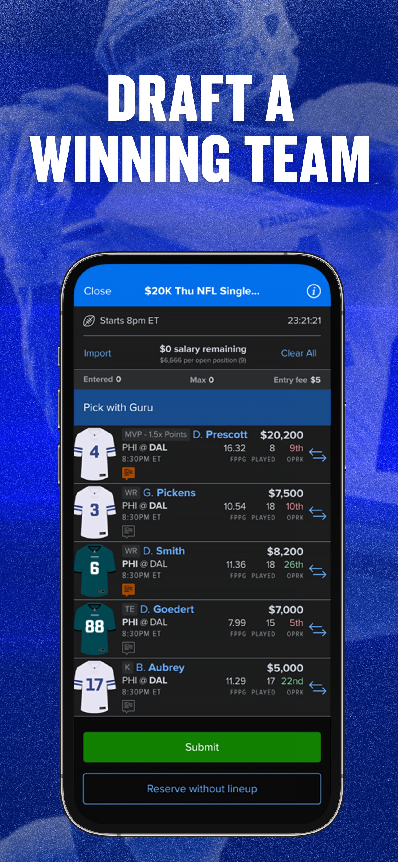 FanDuel Fantasy Sports screenshot 2