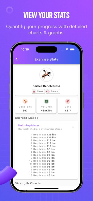 Bench Gym Log: Workout Tracker Screenshot 6 of 8