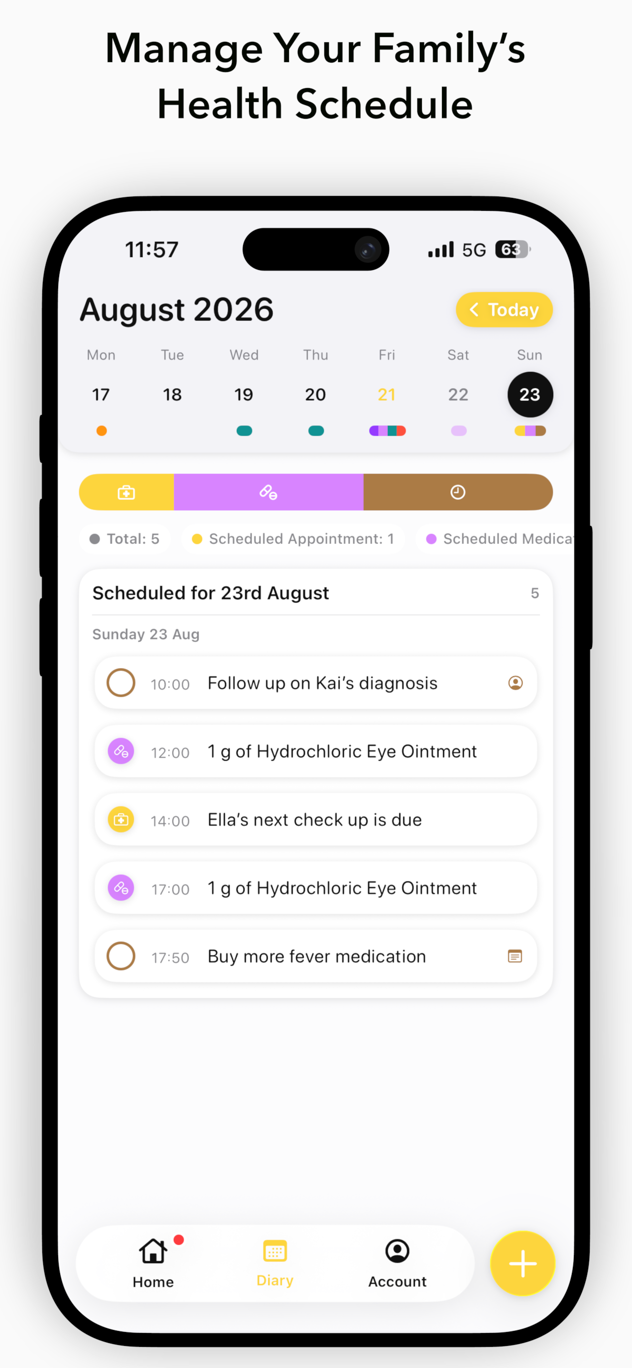 WellBee: Family Health Diary screenshot 8