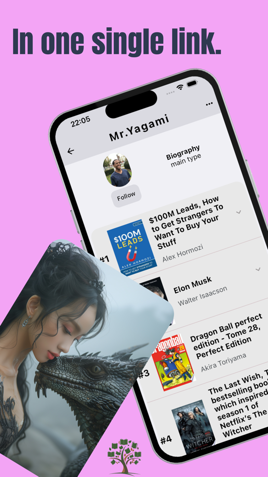 #2. ShiruTree : Books in Bio (macOS) Podle: julien DOLAIS