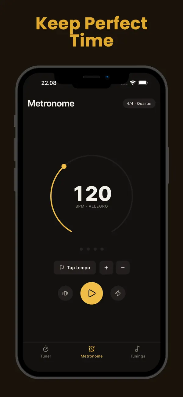 Screenshot #2 pour Accordeur Guitare: Tunify