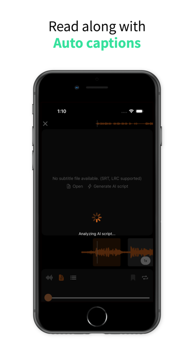 Listen Repeat - AB Repeat iPhone screenshot 5 - Education app