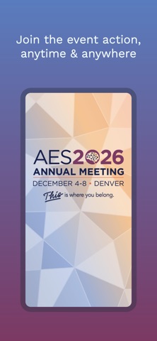 2026 AES Annual Meeting screenshot