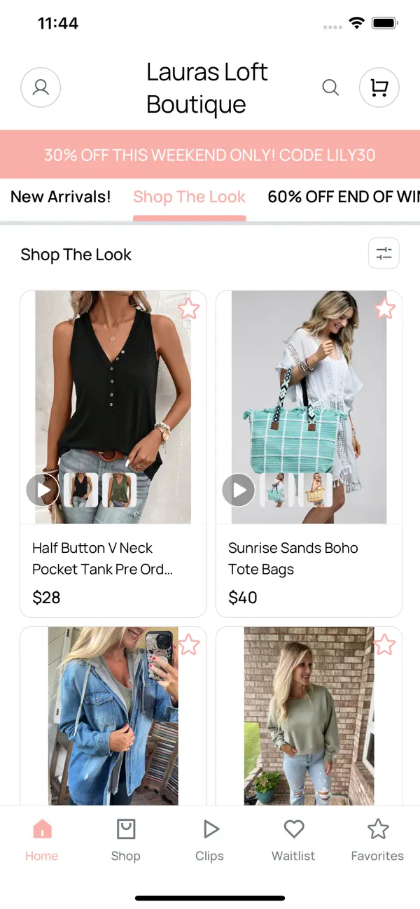 Screenshot #1 pour L Loft Boutique