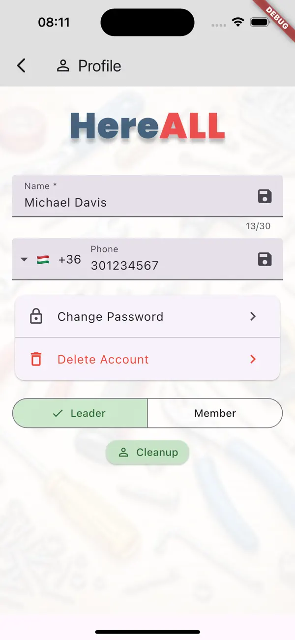#6. HereALL (iOS) Ved: Zsolt Hornok