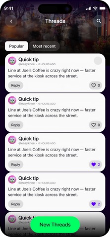 Hoot: Presence-Based Social screenshot
